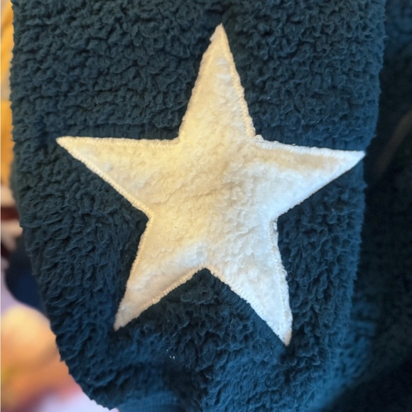 SO Goods For Life Women's Navy Star Puffer Jacket sz M Like NEW - Picture 5 of 10